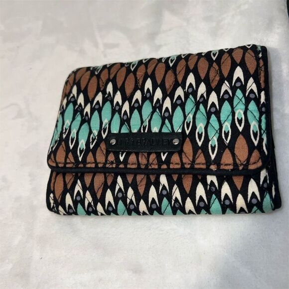 Vera Bradley Multicolor Geometric Tablet eReader Sleeve with Matching Wallet - Picture 2 of 10